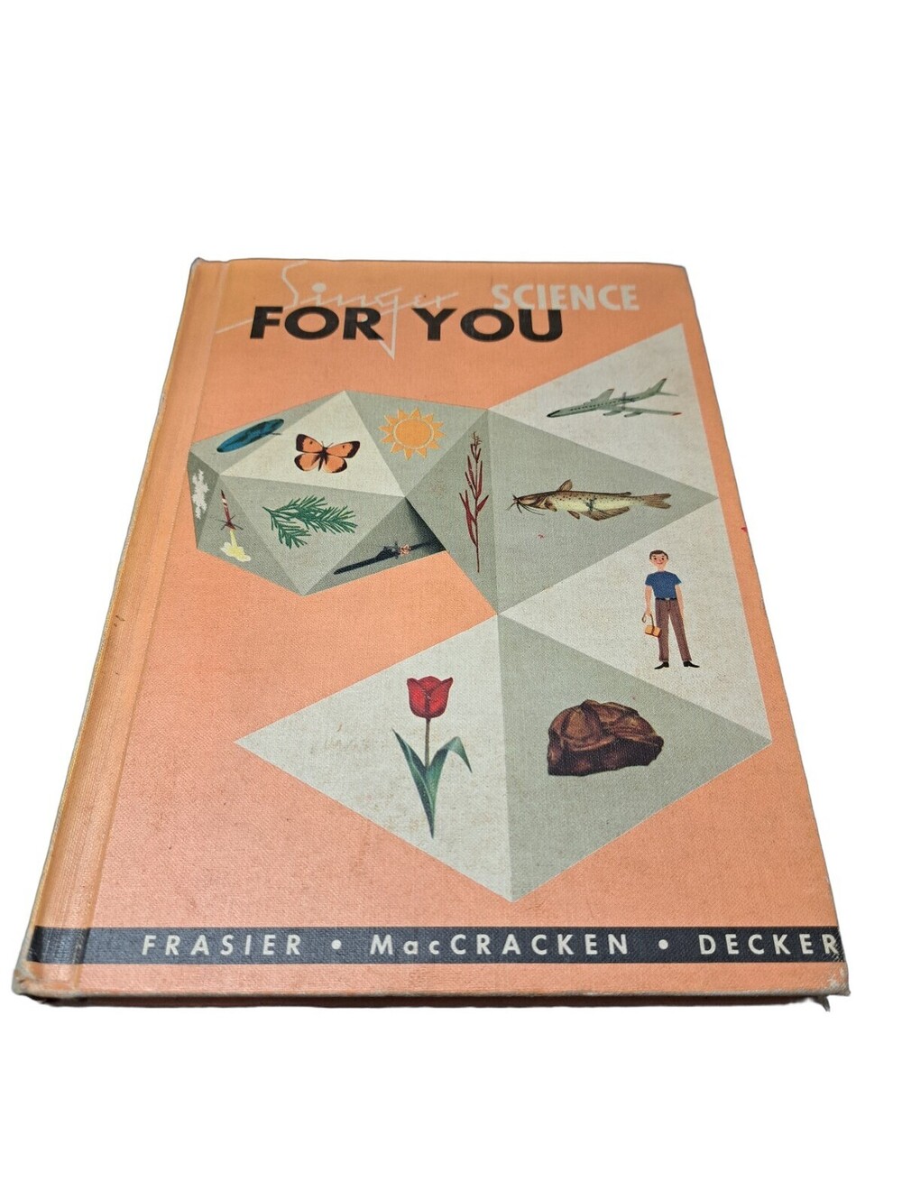 Vintage 1959 Singer Science For You hardcover textbook